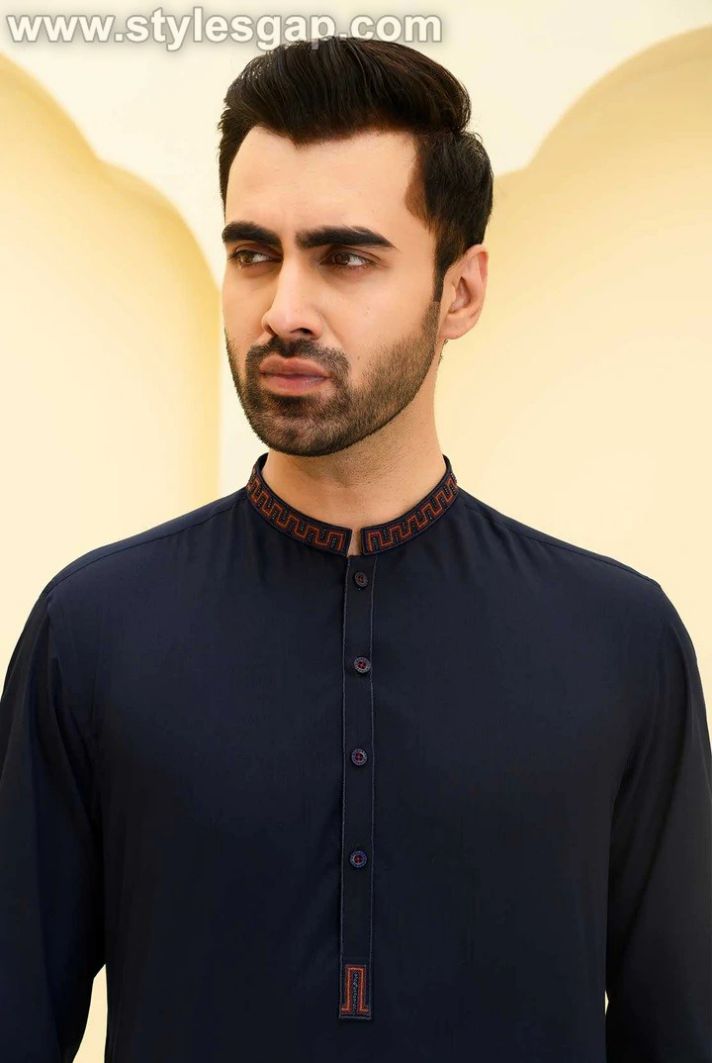 Latest Eid Festive Men Kurta Shalwar Kameez Designs Collection by ...