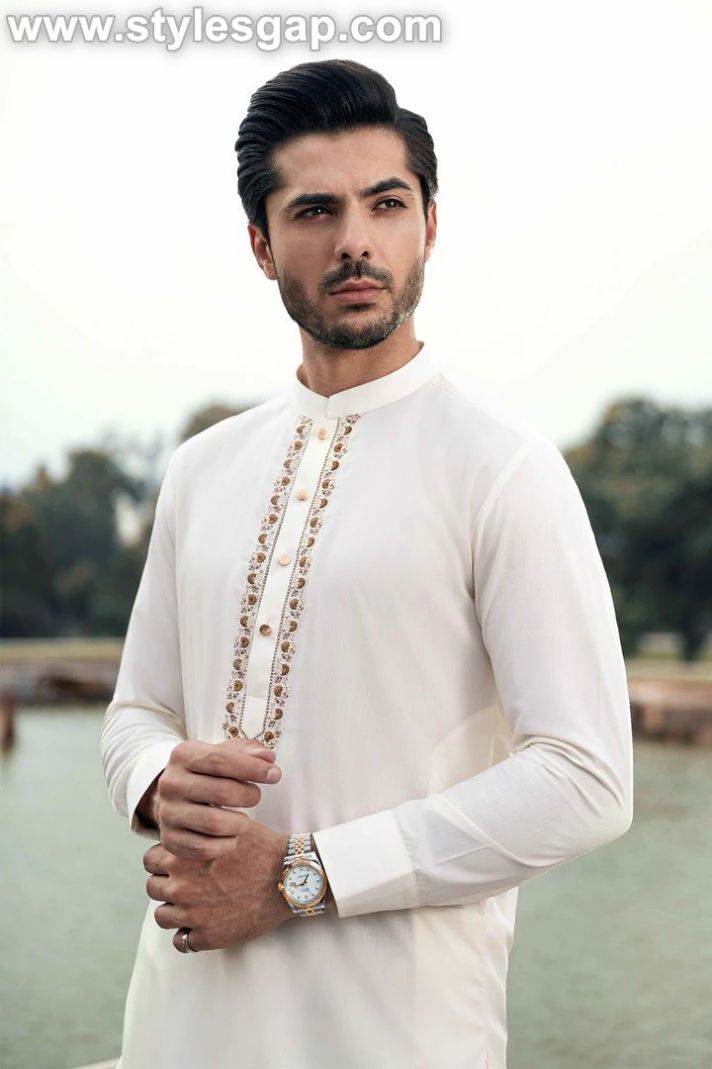 Latest Eid Festive Men Kurta Shalwar Kameez Designs Collection by ...