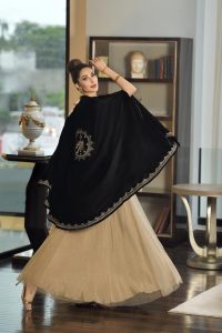 Nishat Linen Winter Formal Dresses Velvet Shawls & Jackets