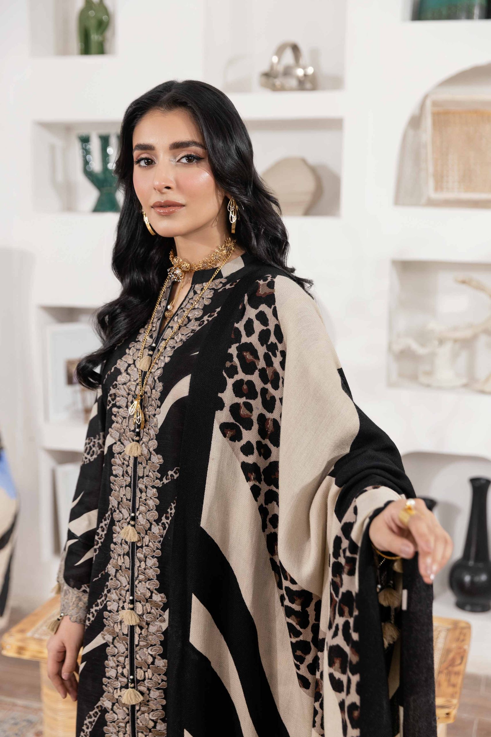 wool shawl nishat linen winter collection 2019 with price