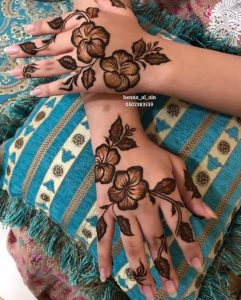 Pretty Floral Flowery & Leafy Bail Designs for Hands & Arms
