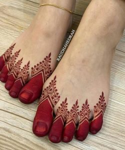 Decorated Feet Fingers