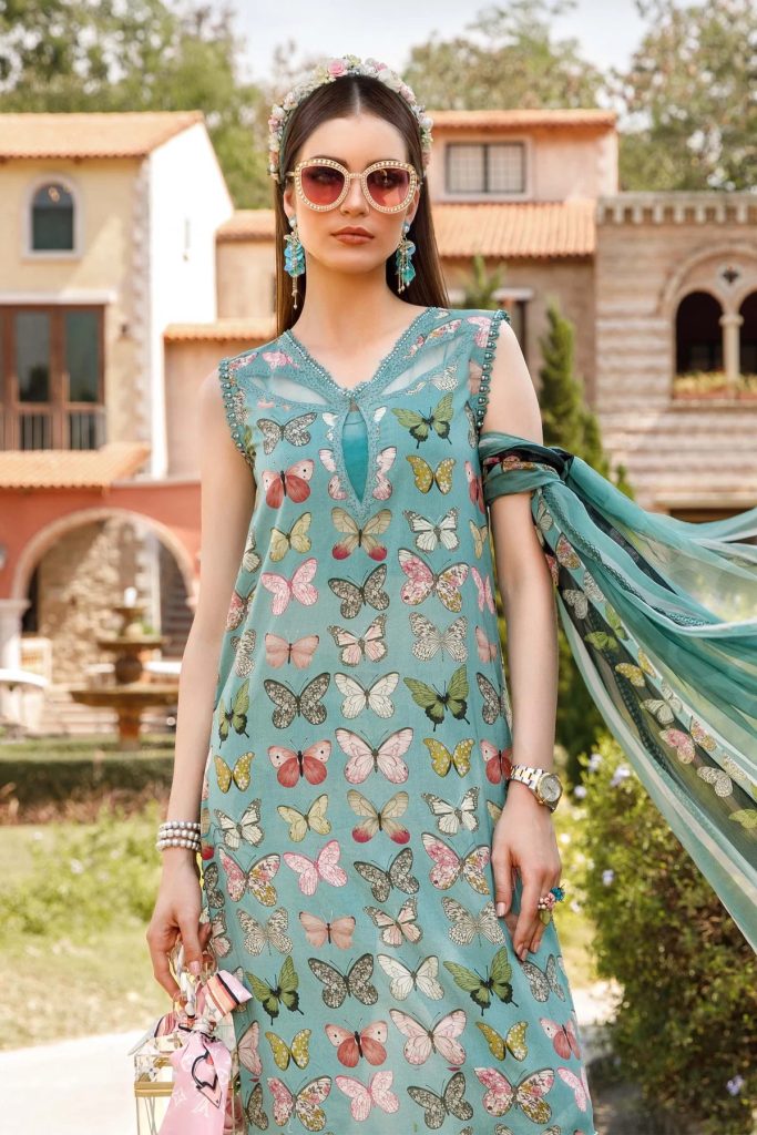 M Prints Maria B Printed Embroidered Lawn Collection 20232024 (11