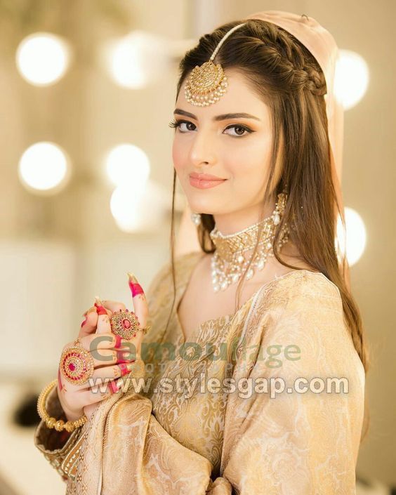 New Pakistani Bridal Hairstyles to Look Stunning 3  FashionGlint