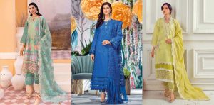Gul Ahmed Summer Premium Embroidered Lawn Dresses 2023 Collection
