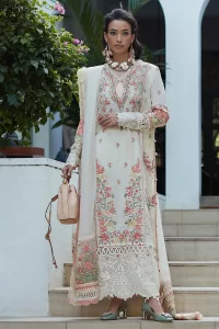 white color Elan Lawn Spring Summer Collection