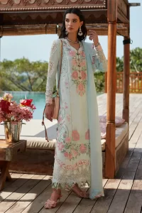 soft pastel blue elan lawn dress