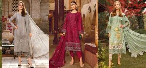 Latest Maria B Eid Lawn Stylish Dresses Designs Collection 2023