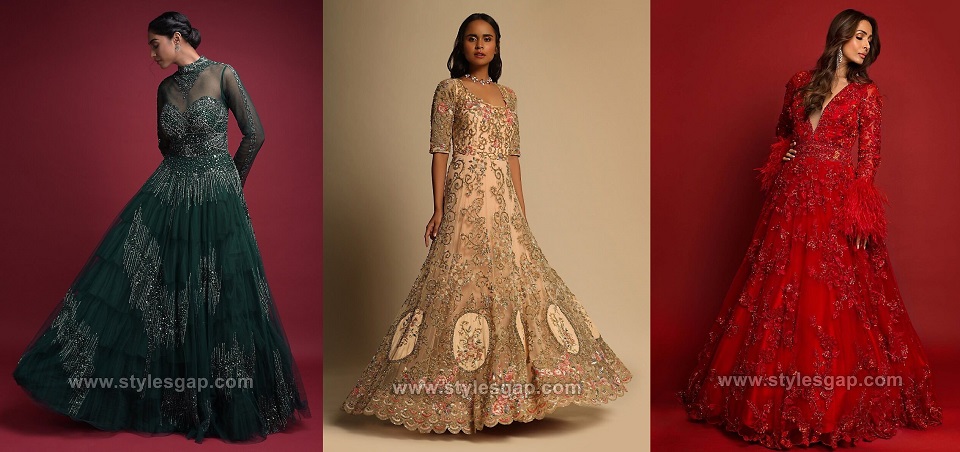 Latest 30 Anarkali Gowns for Indian Weddings (2022) - Tips and Beauty