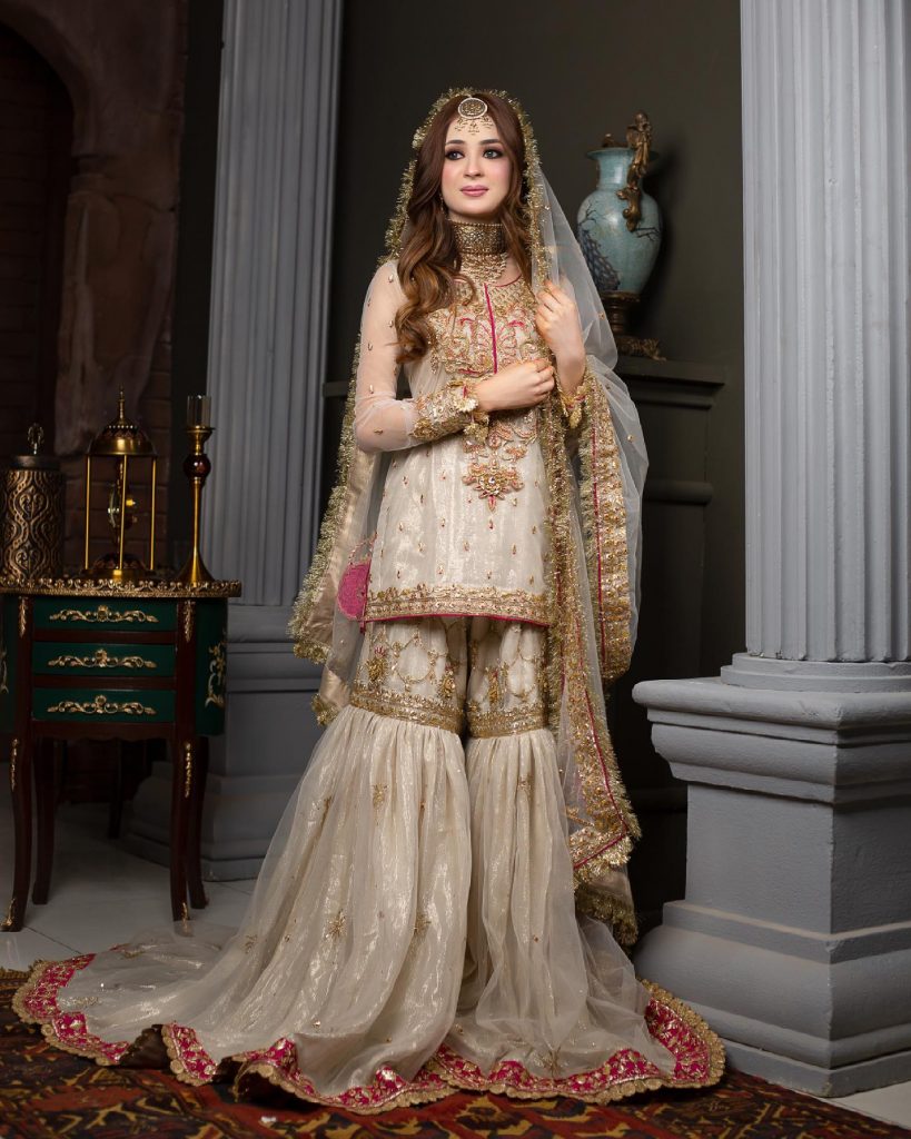 Latest Formal Wedding Bridal Sharara Designs 2024 Collection
