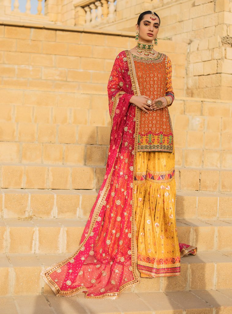 sharara design bridal