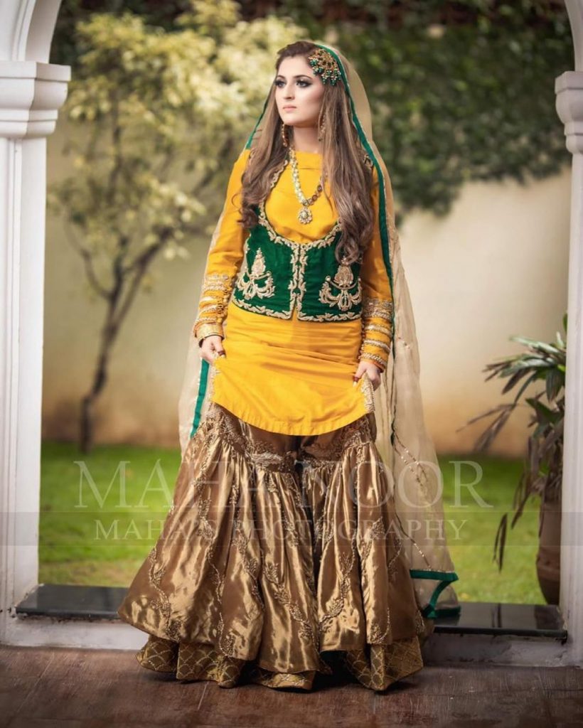 latest wedding sharara designs