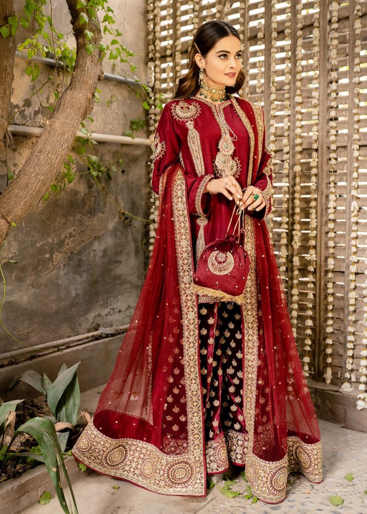 Latest Formal Wedding Bridal Sharara Designs 2024 Collection