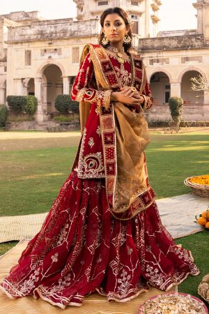latest wedding sharara designs