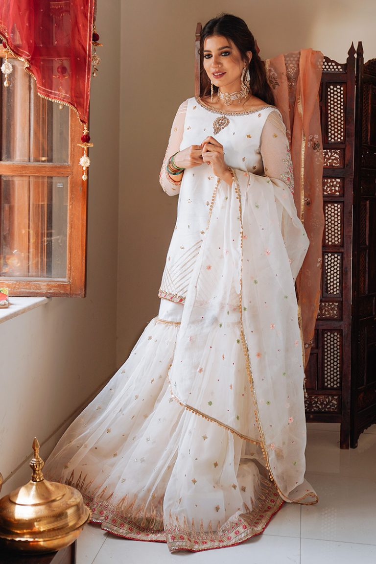 Latest Formal Wedding Bridal Sharara Designs 2024 Collection