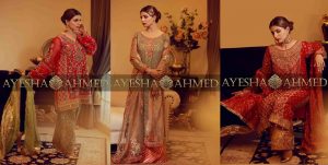 Ayesha Ahmed Formals Party Wear Dresses Designs 2024 Collection