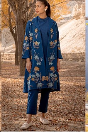 EGO Winter Basic Embroidered Kurta & Pants Designs