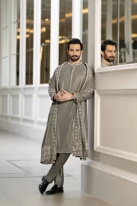 nishat linen velvet shawl