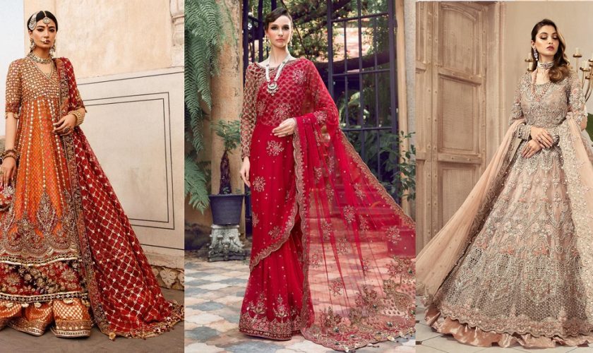 Maria B Couture Latest Fancy Formal Wedding Dresses