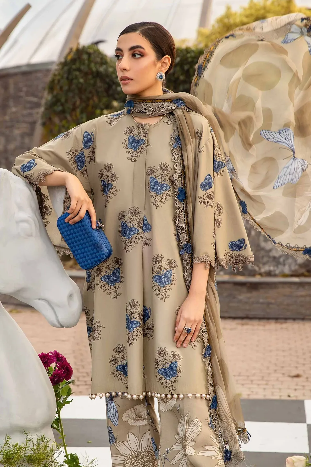 M Prints Maria B Printed Embroidered Lawn Collection 2024-2025