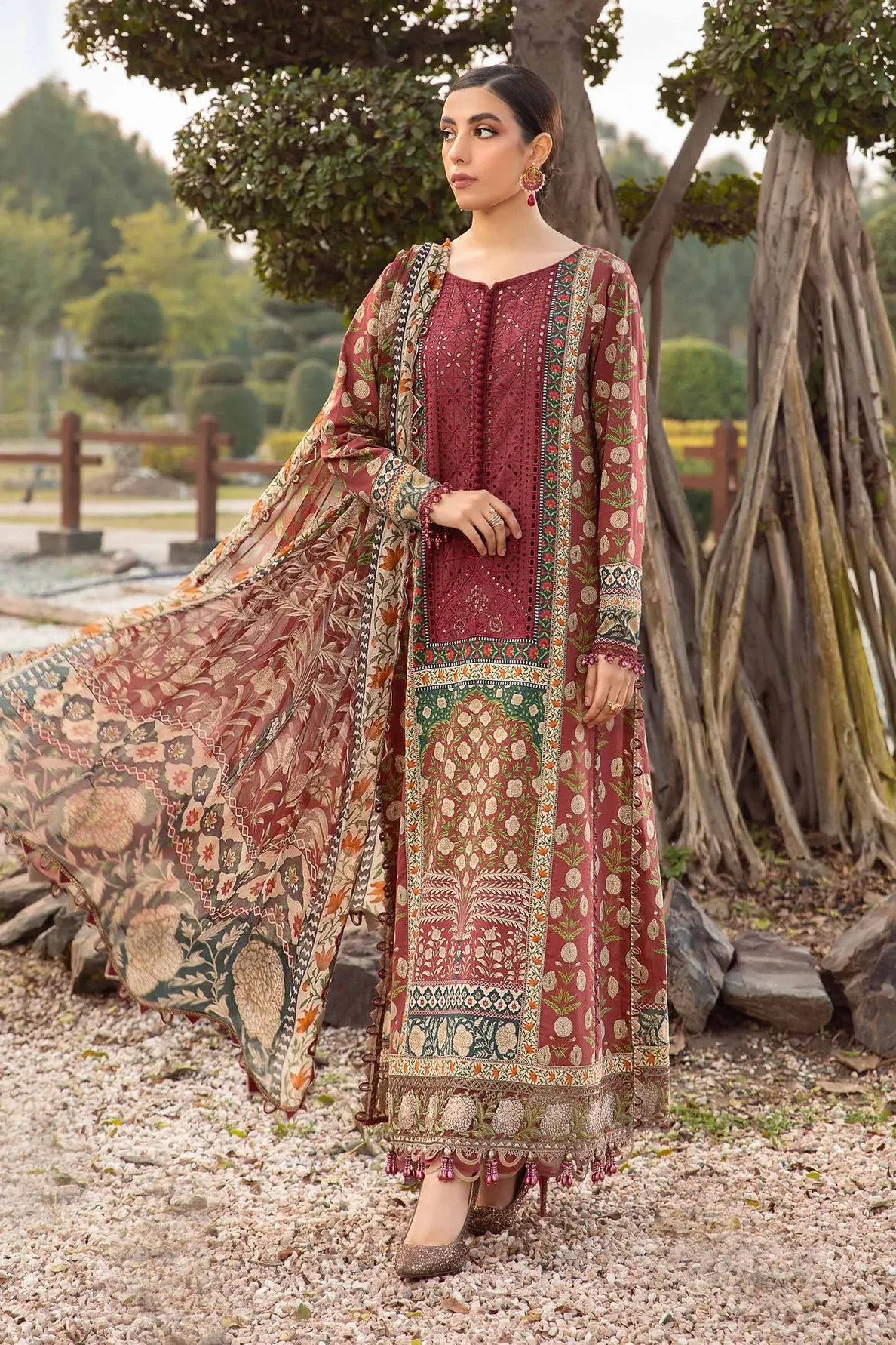 M Prints Maria B Printed Embroidered Lawn Collection 2024-2025