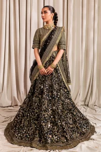 lehenga choli black dress