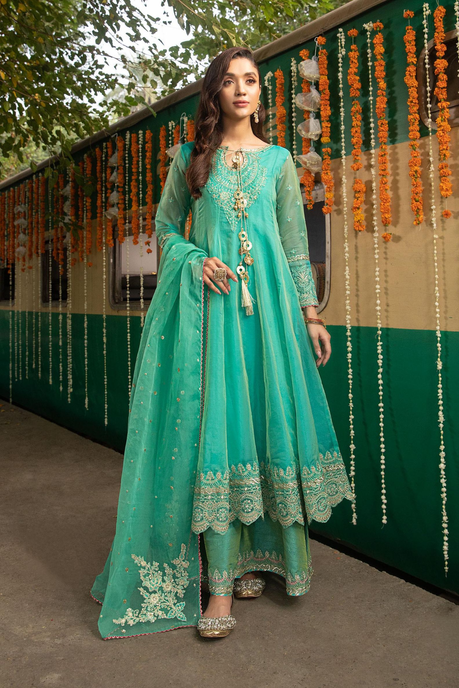 Peshwas Frocks Designs By Maria B Latest Wedding Formal Dresses 