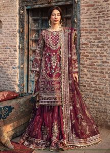 Most Affordable Pakistani Designer Bridal Dresses & Brand Collections - sharara set