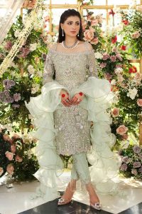 latest formal heavy embroidered shirt trouser design