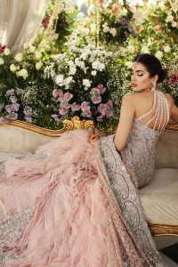 ruffle style modern bridal dresses