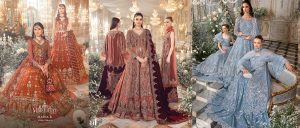 Maria B Embroidered Formal Winter Dresses Collection 2023-2024