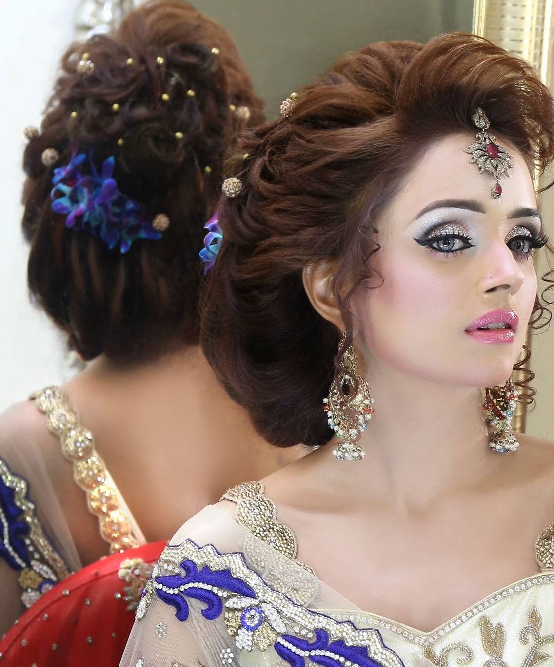 Can you show me some best Indian bridal hairstyles? - Quora