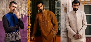 Men Eid Festive & Wedding Kurtas, Waistcoats, Prince Coats 2025